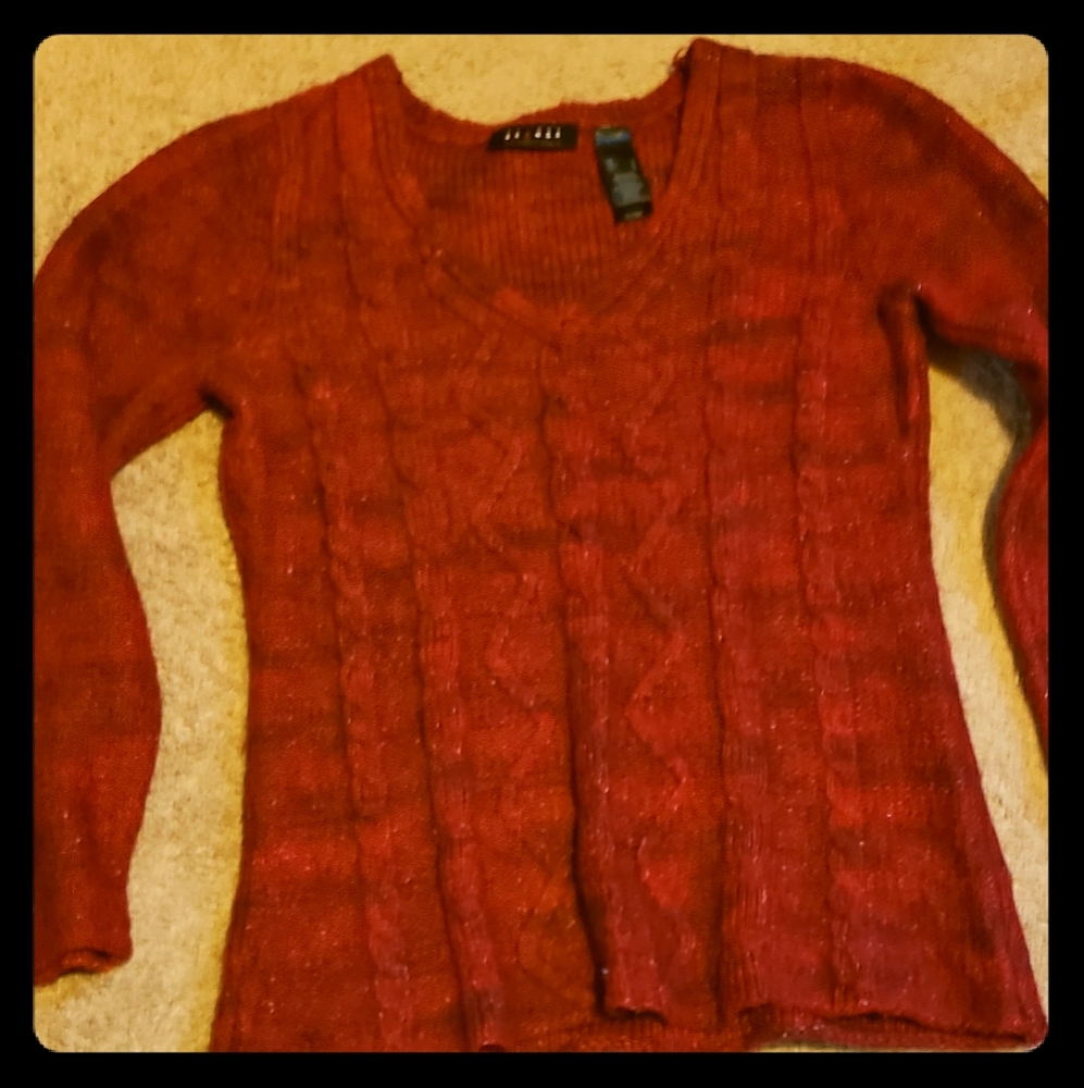 Red sweater